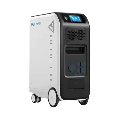 Bluetti EP500PRO 5100Wh solar power station with 3000W inverter for RV backup
