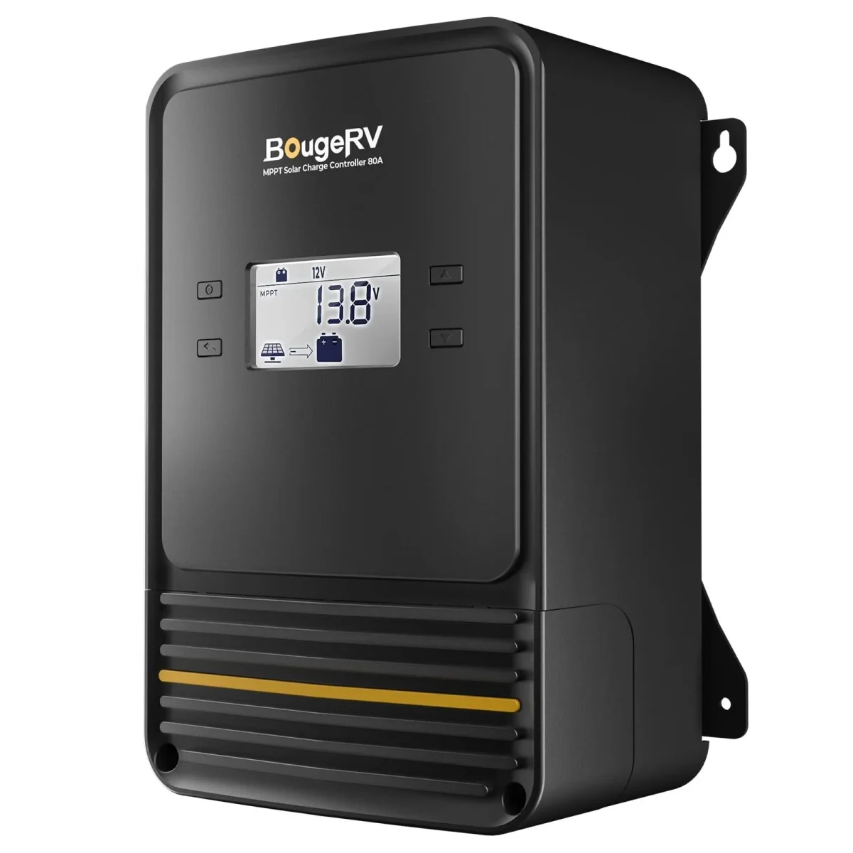 Click to zoom BougeRV 80 amp MPPT solar charge controller for multi-voltage off-grid power systems