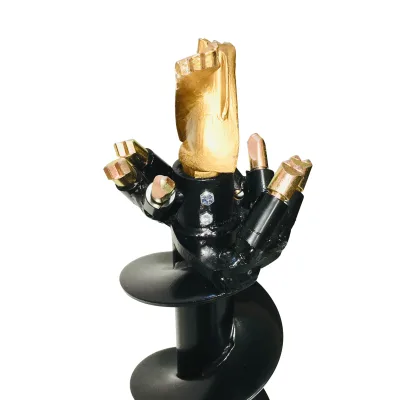Digga RC4 rock earth combo auger bit heavy-duty drilling attachment view