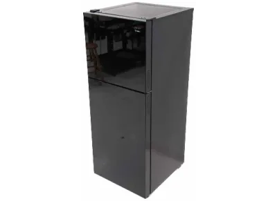 Furrion 10.6 cu ft black gloss 12V RV refrigerator left-hinge two-door