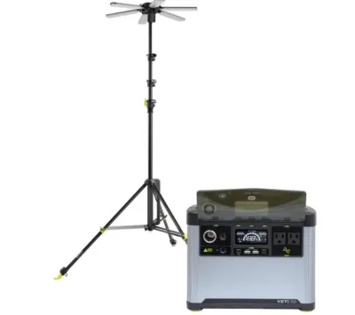 Goal Zero Yeti 700 power station with Skylight and outdoor-ready gear bundle kit
